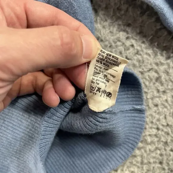 Rodier Paris Wool Sweater Kids Girls 8-10 Made in France Mock Neck Turtleneck - Picture 4 of 8